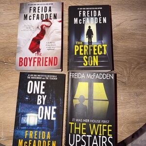 Freida McFadden Book Set- One by One, Perfect Son, Boyfriend, Wife Upstairs